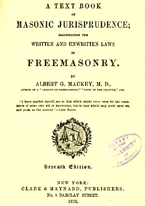 A Text Book of Masonic Jurisprudence